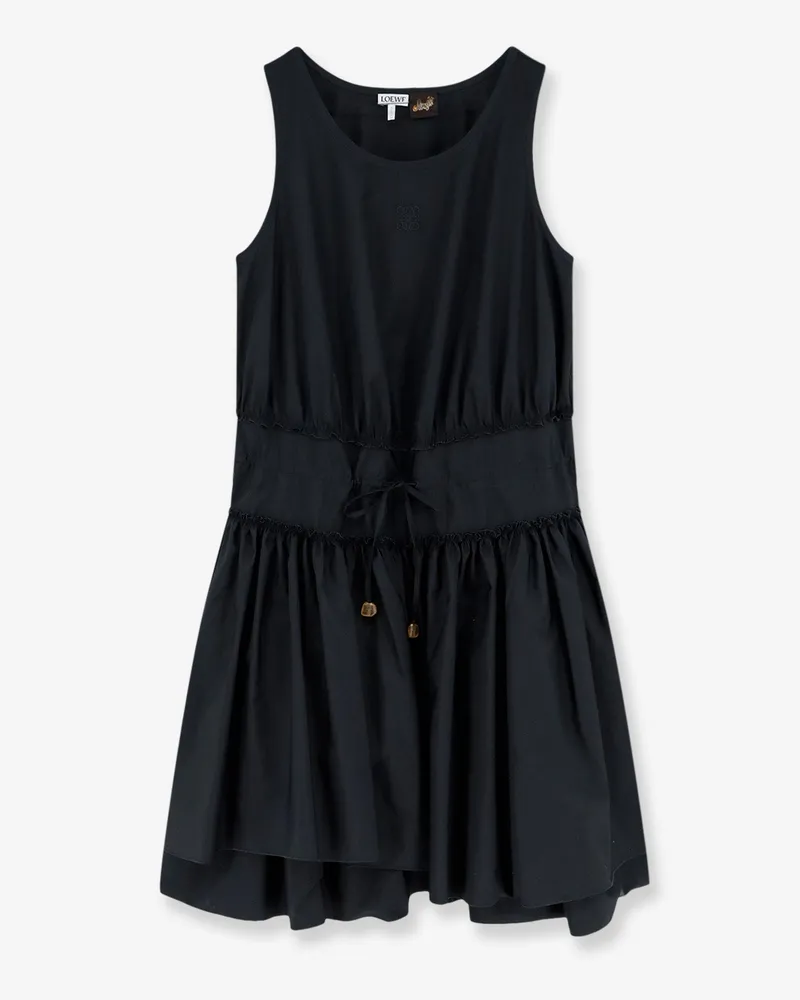 Loewe Paula's Ibiza - Lightweight cotton dress -  - gender_Woman Black