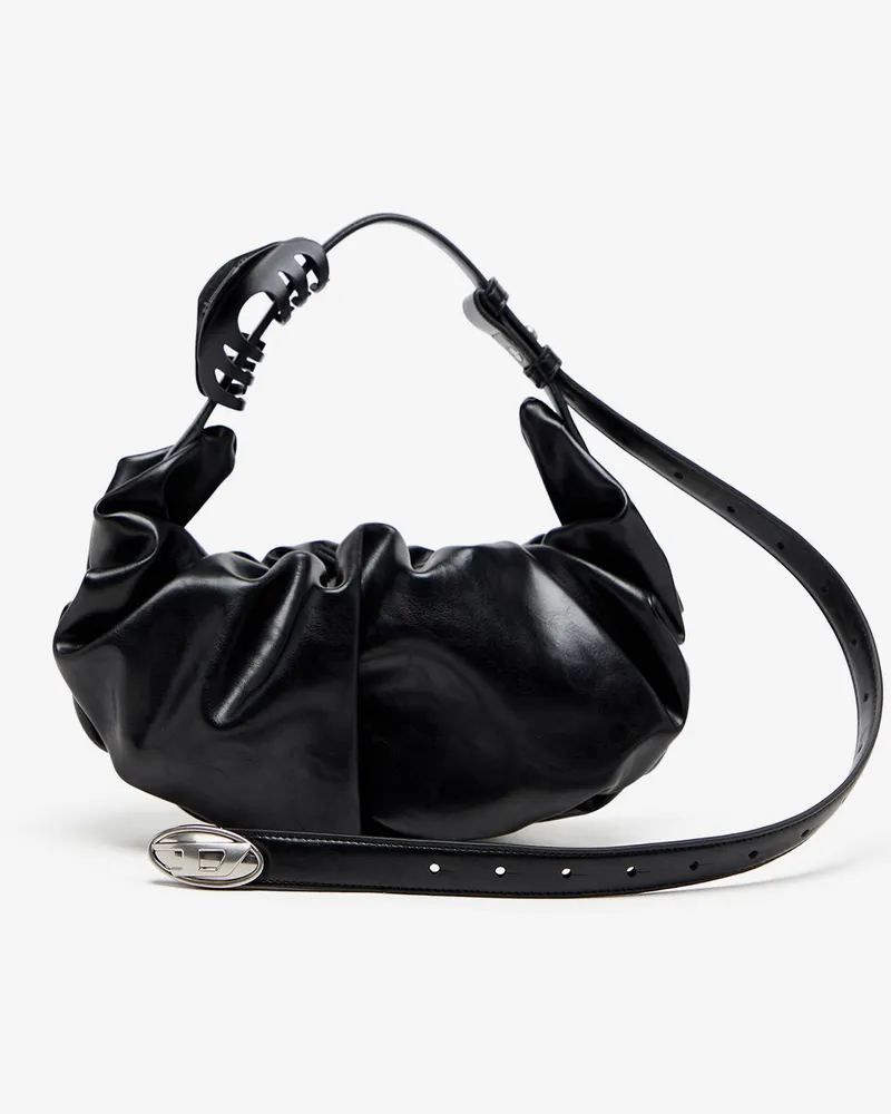 Diesel Grab-D Hobo S PU crossbody bag -  - gender_Woman Black