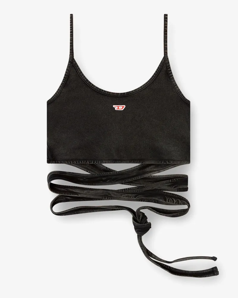 Diesel T-Leya stretch cotton top -  - gender_Woman Black