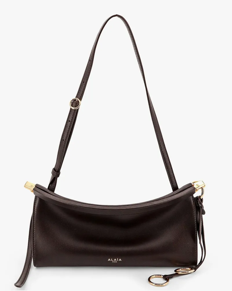 Alaïa Le Click East West Small Leather crossbody bag -  - gender_Woman Brown
