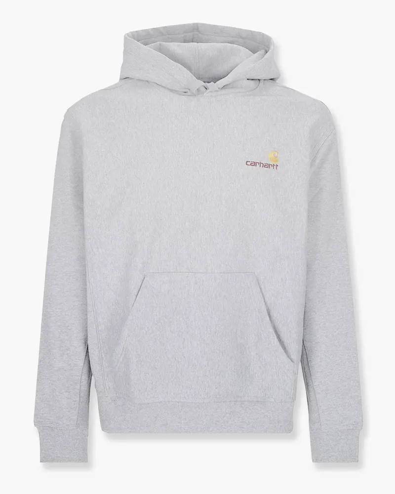 Carhartt WIP American script cotton blend sweatshirt with embroidered  logo -  - gender_Man Grey