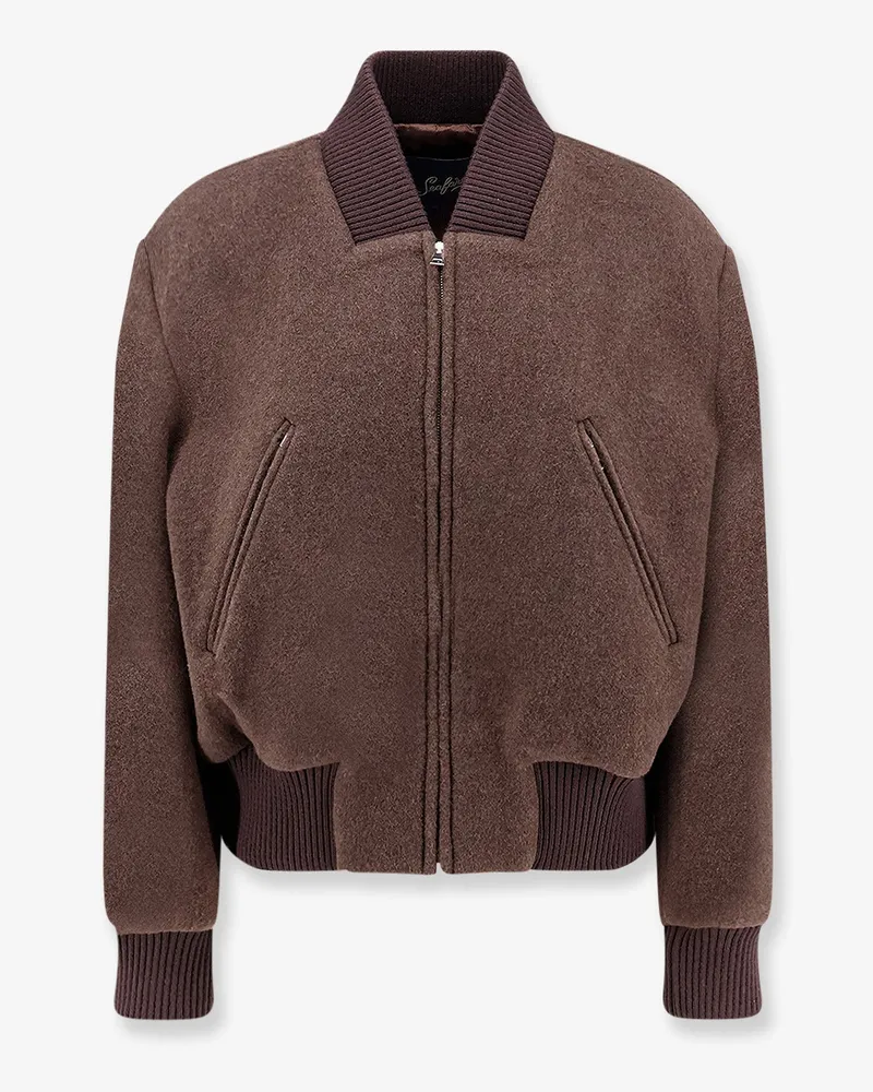 Seafarer Clara virgin wool and cashmere blend jacket -  - gender_Woman Brown