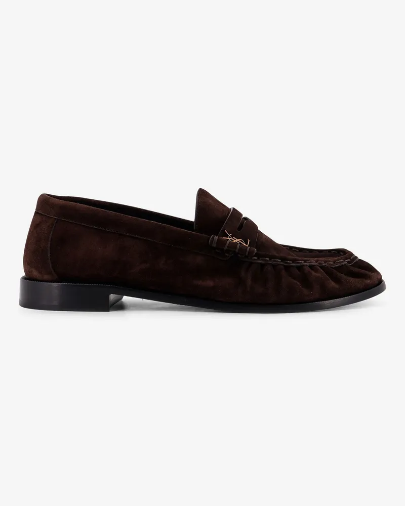 Saint Laurent Le Loafer 15 Moc suede loafers -  - gender_Man Brown