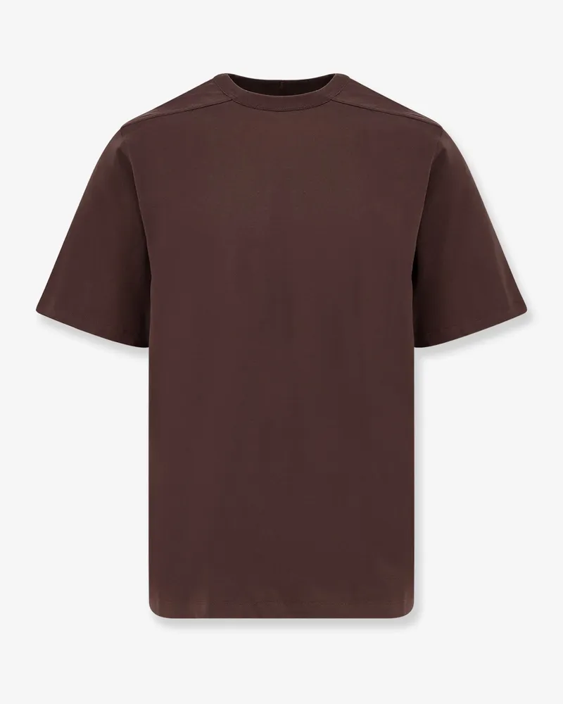 Rick Owens Brad T Cotton T-shirt -  - gender_Man Brown