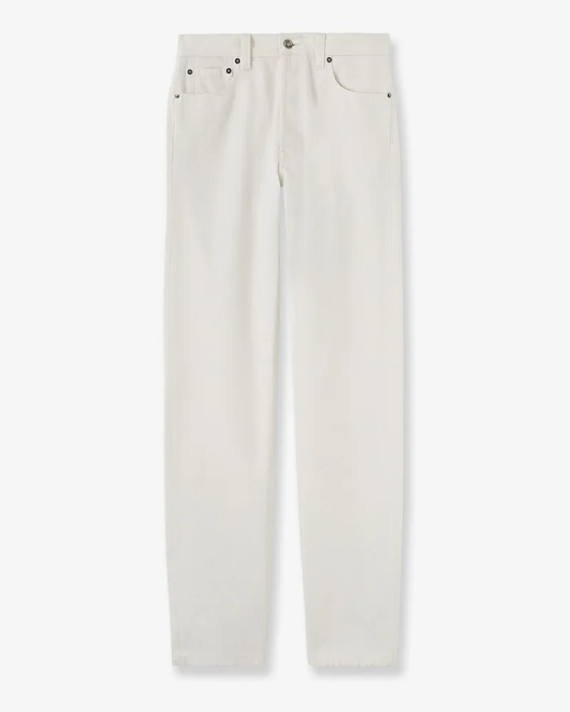 Loro Piana Sade white denim trousers -  - gender_Woman White