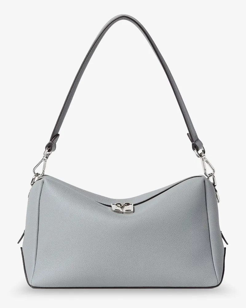 Fendi Lui Medium leather crossbody bag - FENDI - gender_Man Grey