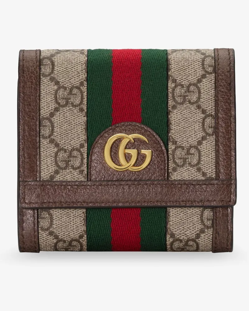 Gucci Ophidia GG fabric wallet -  - gender_Woman Beige