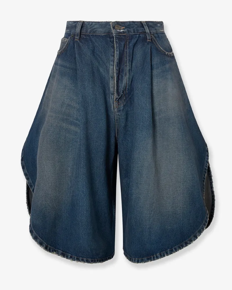 Balenciaga Cotton Bermuda shorts -  - gender_Woman Blue