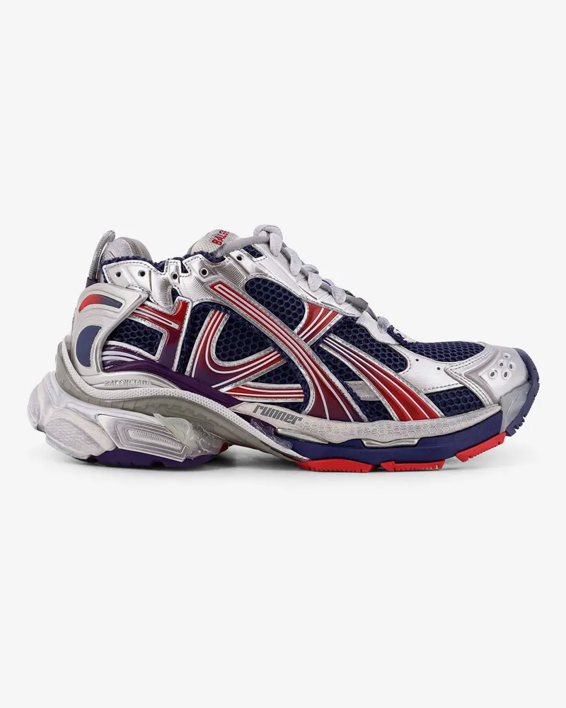 Balenciaga Mesh and nylon Runner sneakers -  - gender_Man Grey