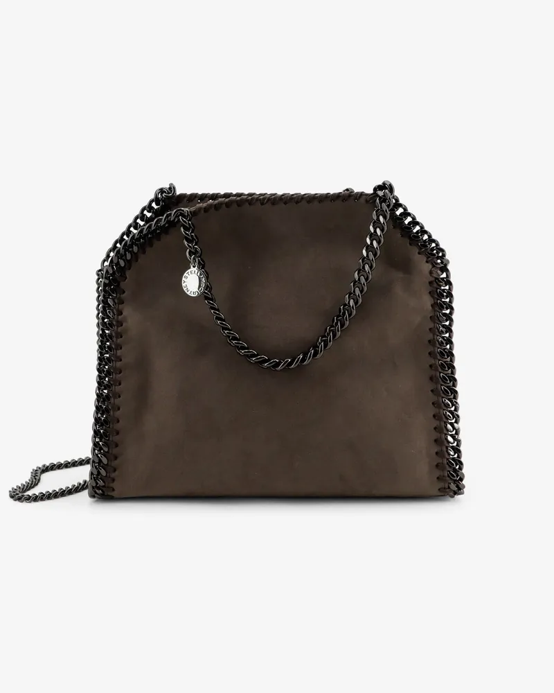 Stella McCartney Falabella Mini velvet crossbody bag -  - gender_Woman Brown