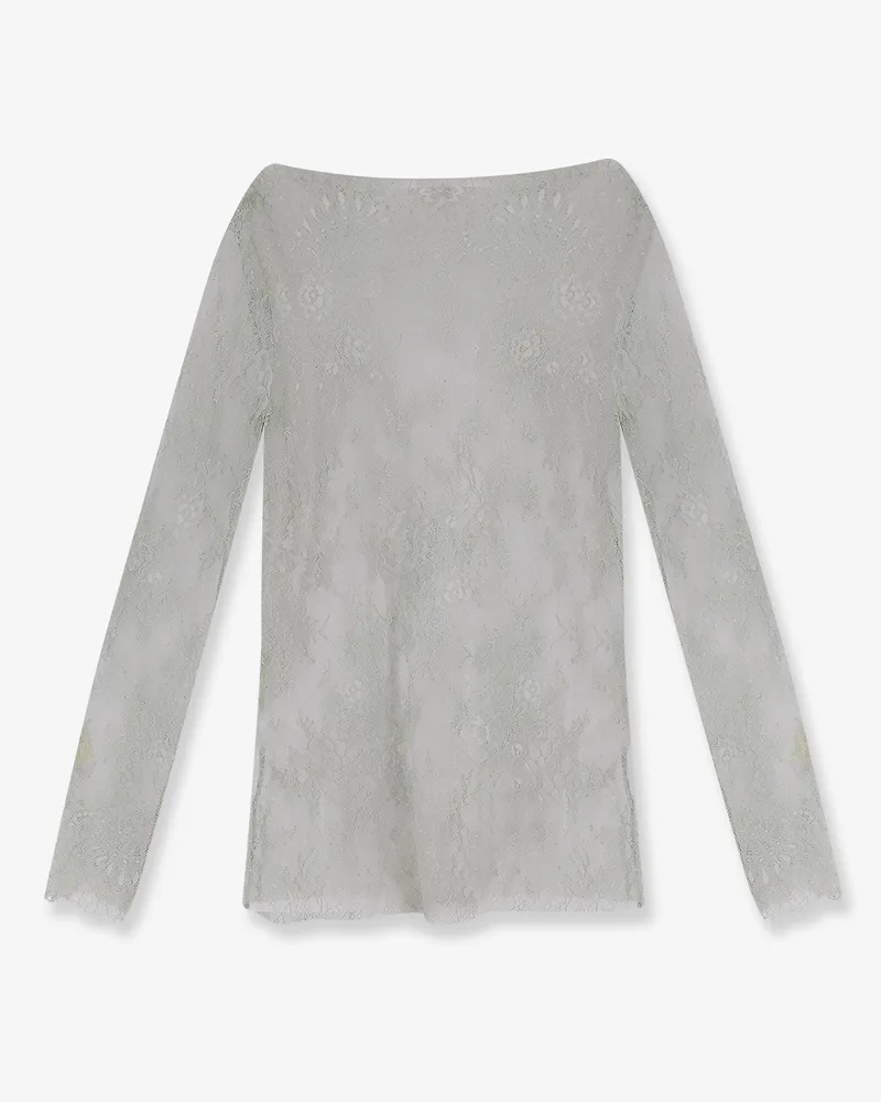 Alberta Ferretti Lace shirt -  - gender_Woman Green