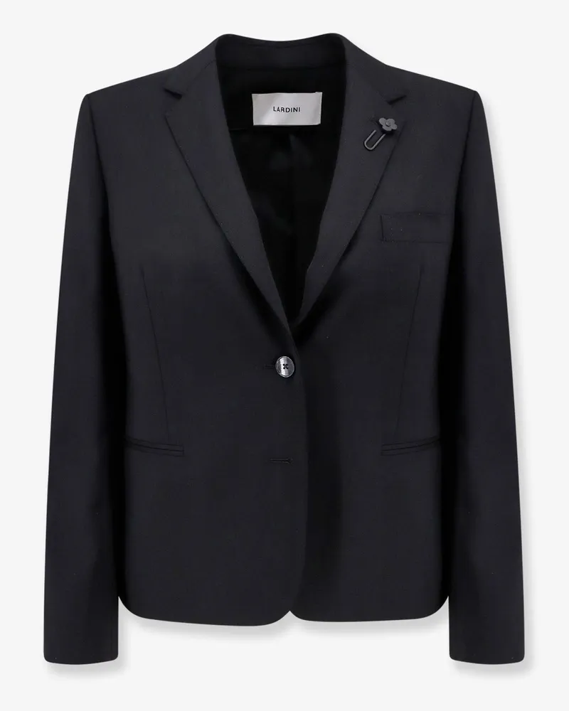 LARDINI Wool blazer with iconic brooch -  - gender_Woman Black