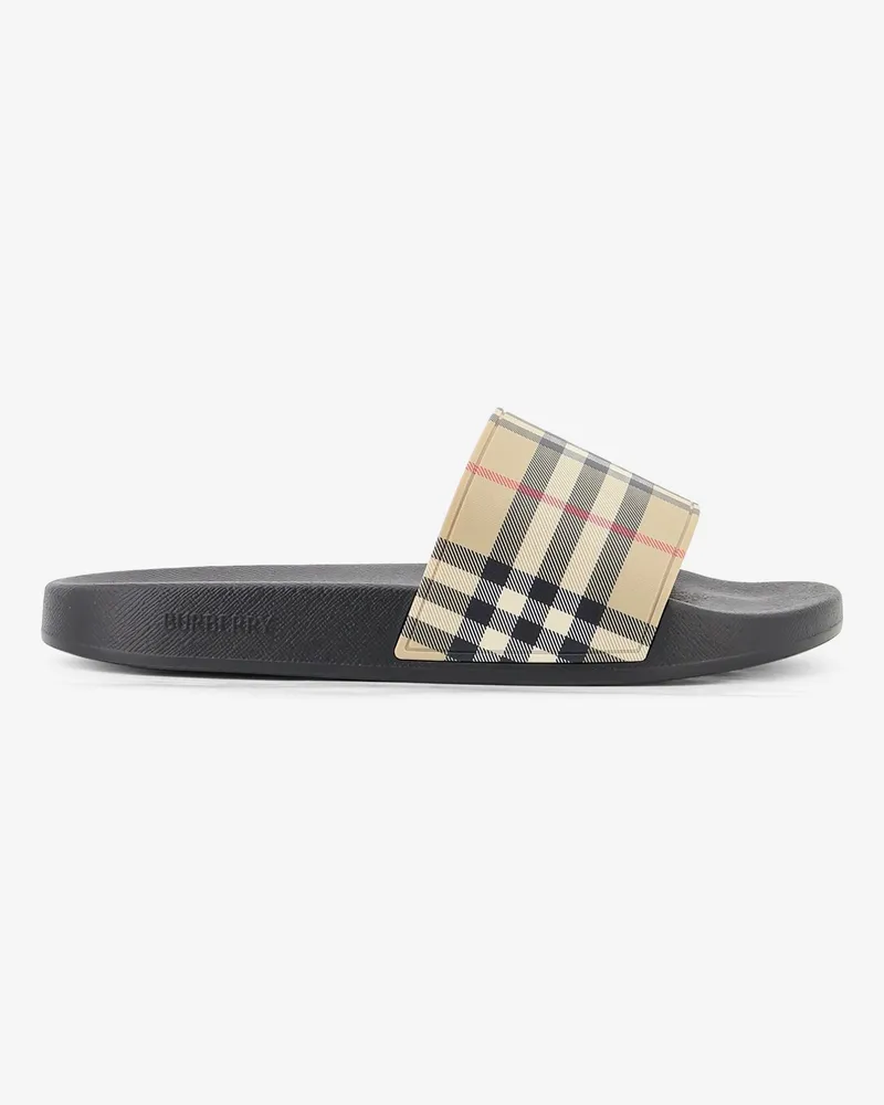 Burberry Sandals with Check Pattern -  - gender_Man Beige