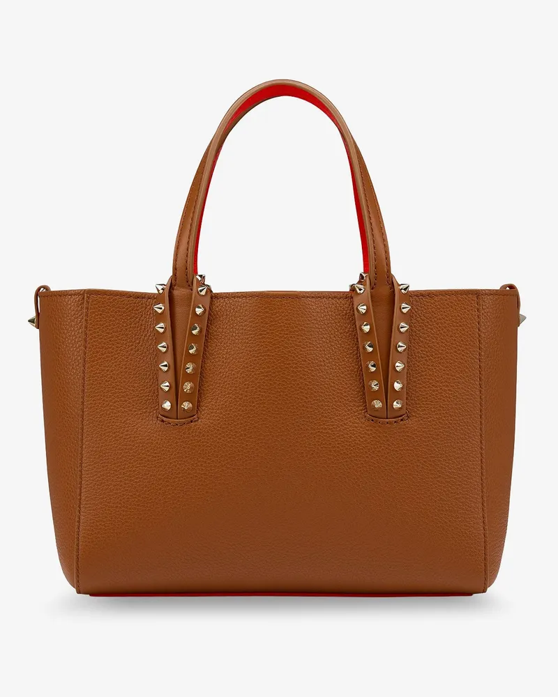 Christian Louboutin Cabata studded leather crossbody bag -  - gender_Woman Brown