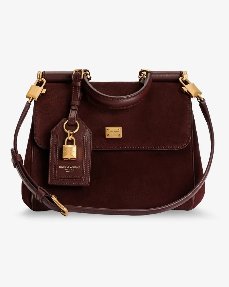 Dolce & Gabbana My Sicily suede handbag -  - gender_Woman Purple