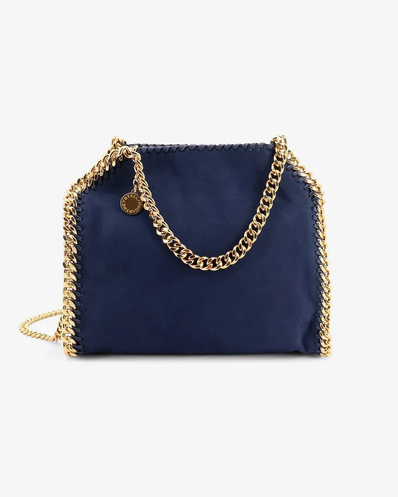 Stella McCartney Falabella Mini velvet crossbody bag -  - gender_Woman Blue