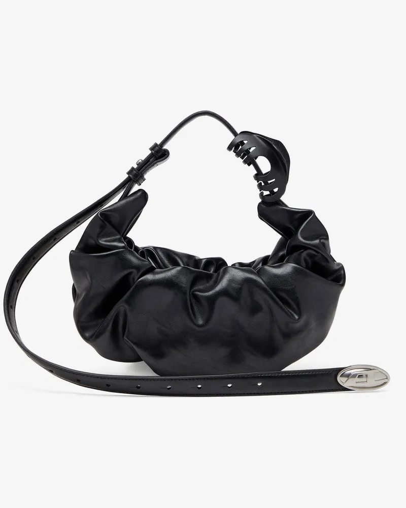 Diesel Grab-D Hobo S PU shoulder bag -  - gender_Woman Black