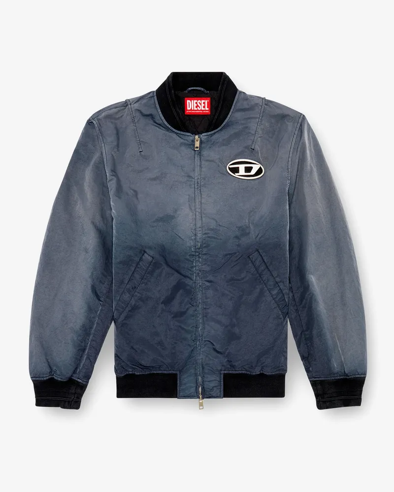 Diesel J-Kepes delavé nylon bomber jacket -  - gender_Man Black