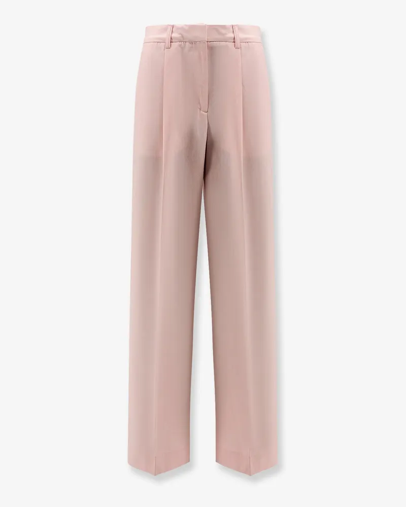 Totême Organic cotton trousers -  - gender_Woman Pink