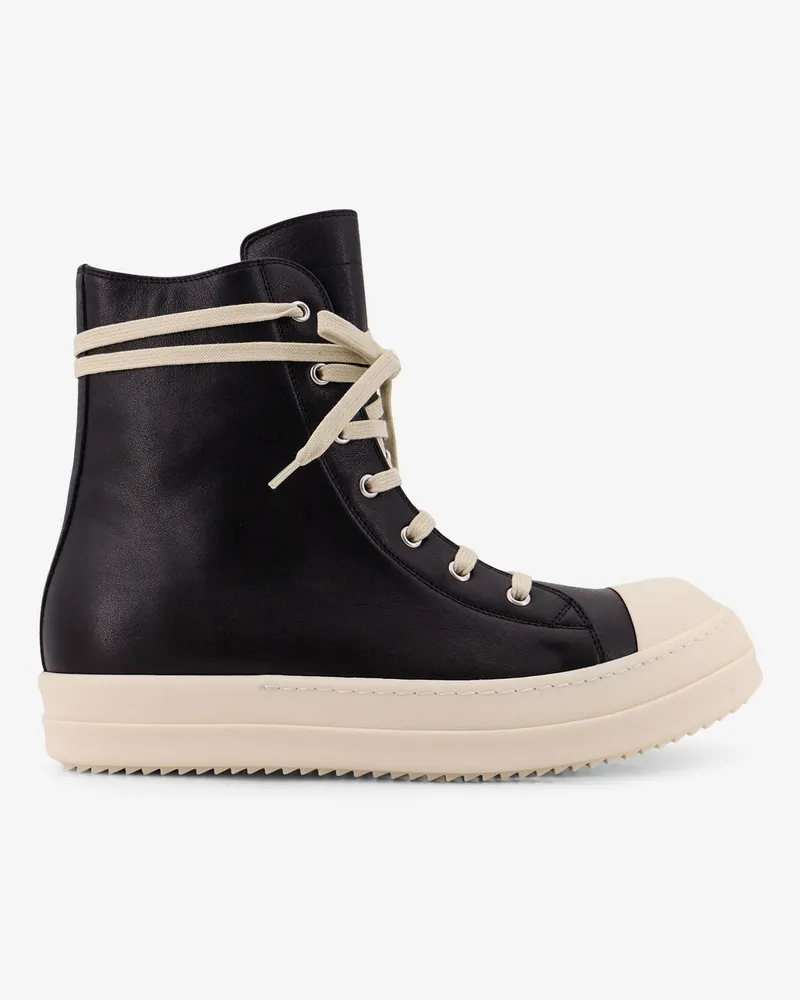 Rick Owens Leather sneakers -  - gender_Man Black