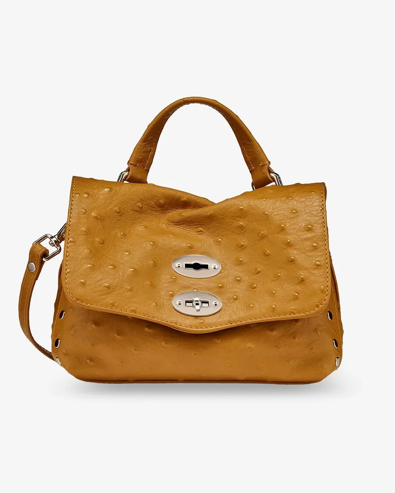Zanellato Postina Cactus leather crossbody -  - gender_Woman Brown