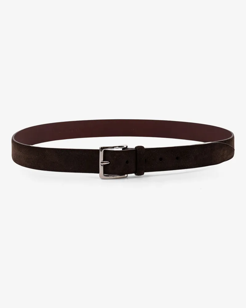 Orciani Suede belt -  - gender_Man Brown
