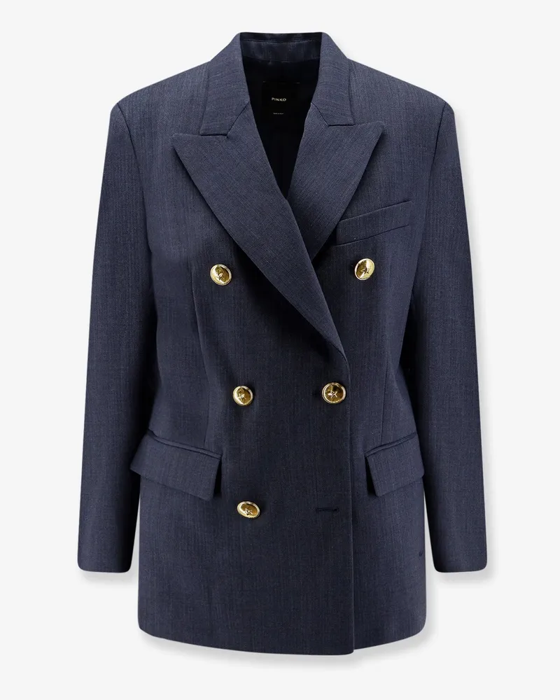 Pinko New Guinea woven wool blazer -  - gender_Woman Blue
