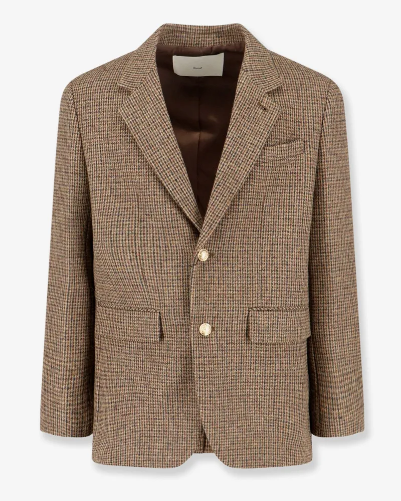 Dunst Unisex wool blend blazer -  - gender_Unisex Brown