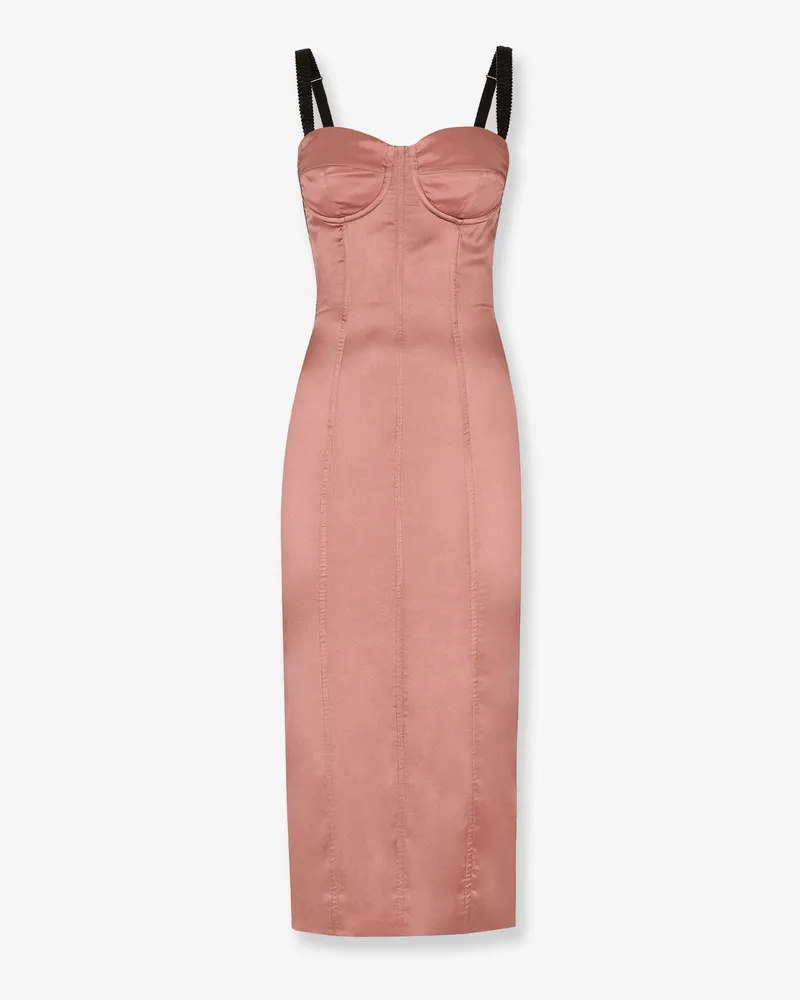 Dolce & Gabbana Stretch satin dress -  - gender_Woman Pink