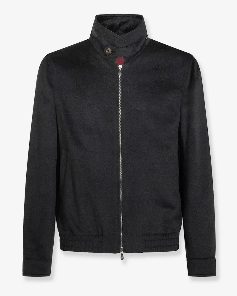 Brunello Cucinelli Virgin wool jacket with zip -  - gender_Man Grey