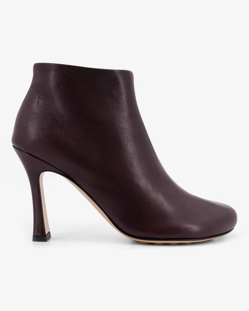 Bottega Veneta Lagoon leather ankle boot -  - gender_Woman Purple