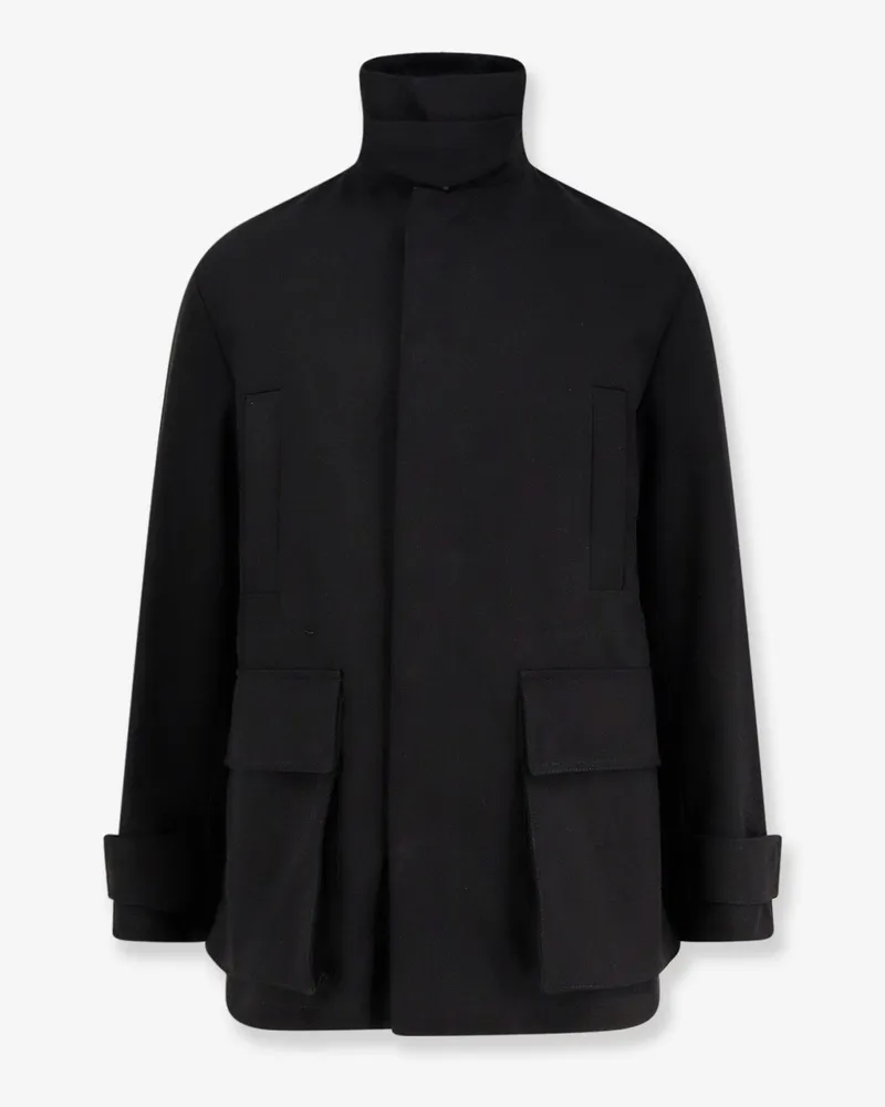 Hevò Castel Del Monte cotton jacket -  - gender_Man Black