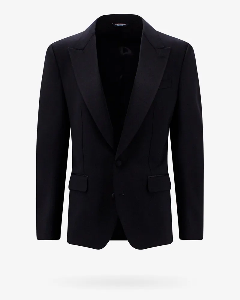 Dolce & Gabbana Wool and silk tuxedo jacket -  - gender_Man Black