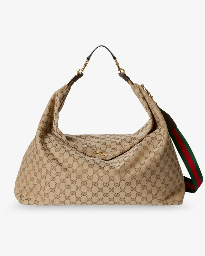 Gucci Brera GG fabric crossbody bag -  - gender_Man Beige