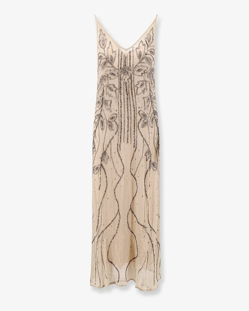 Mes Demoiselles Breny viscose dress with sequins and rhinestones -  - gender_Woman Green