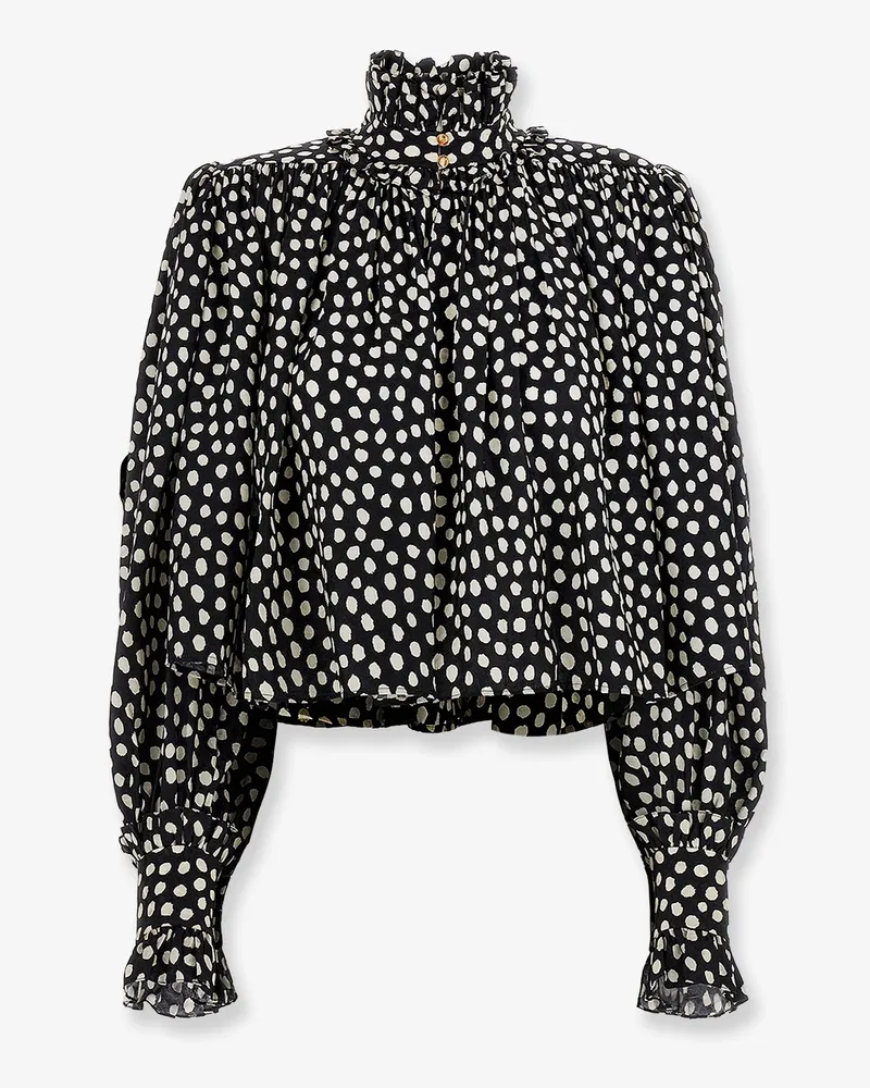 Chloé Polka-dots silk shirt -  - gender_Woman Black