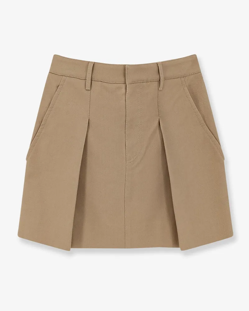 Brunello Cucinelli Cotton skirt -  - gender_Woman Brown