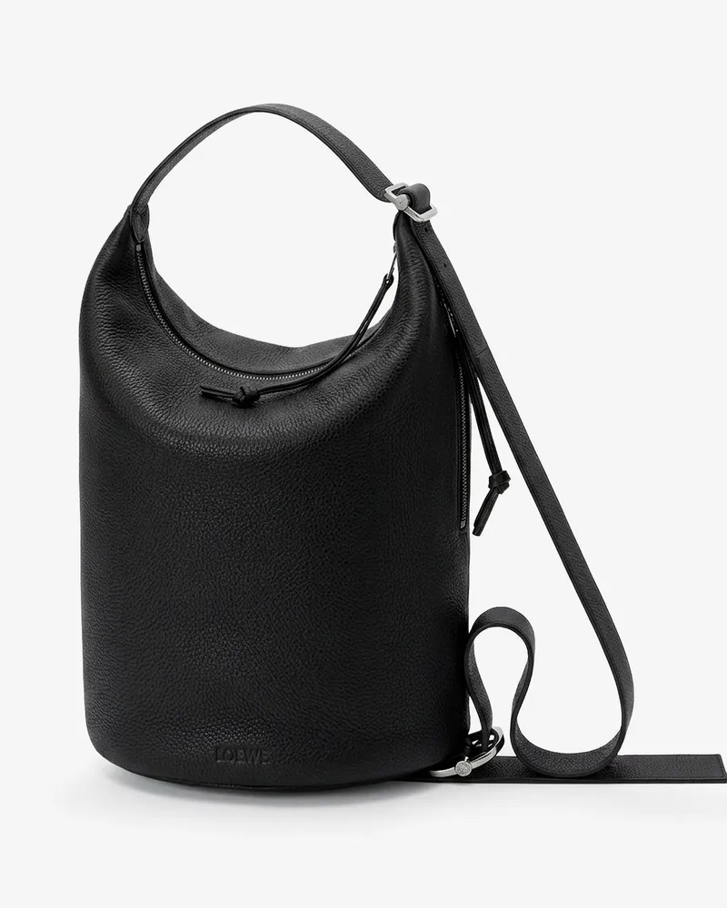 Loewe Loop Leather crossbody bag -  - gender_Man Black