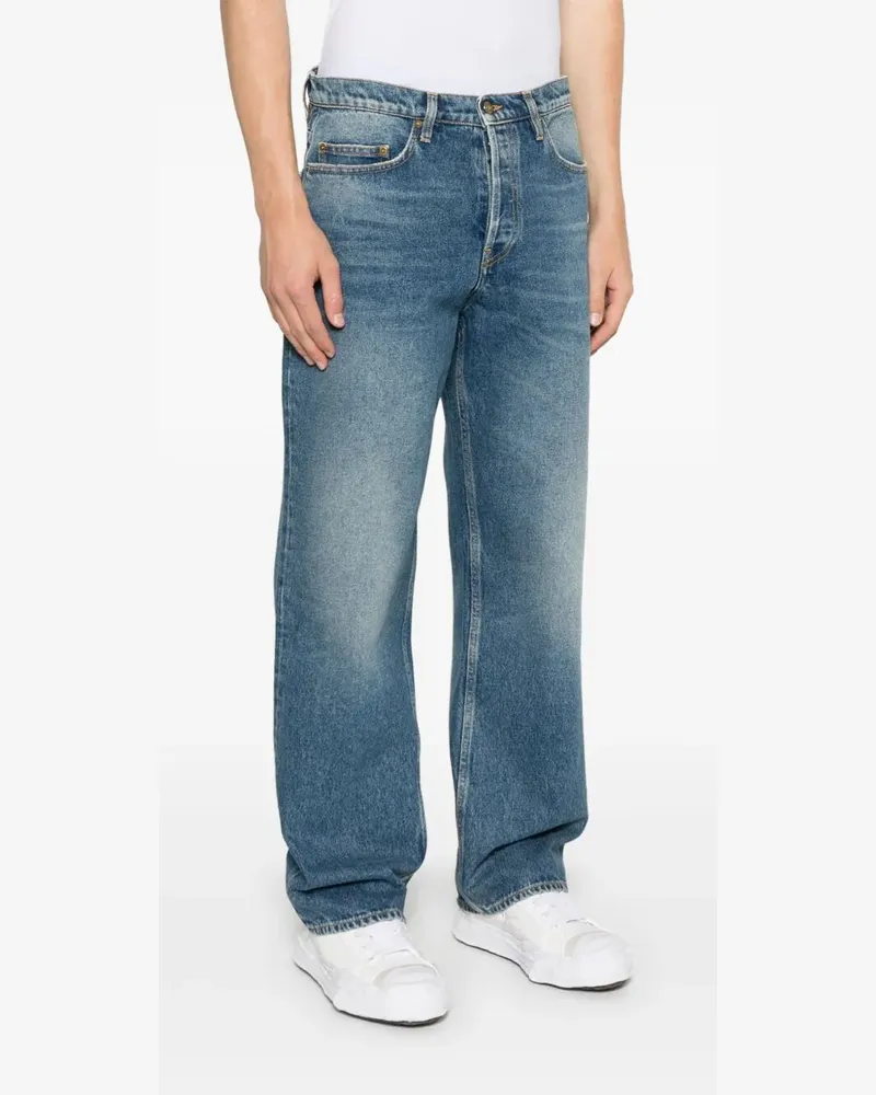 Golden Goose whiskering-effect jeans -  - gender_Man Blue