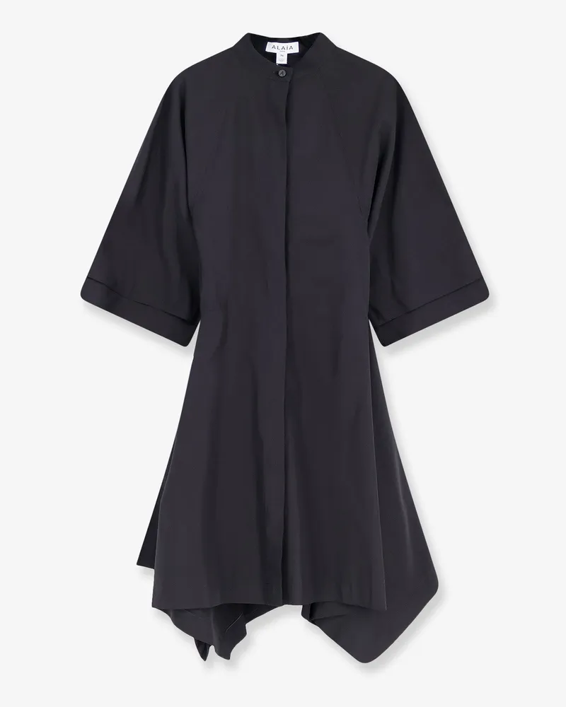 Alaïa Panelled cotton dress -  - gender_Woman Black