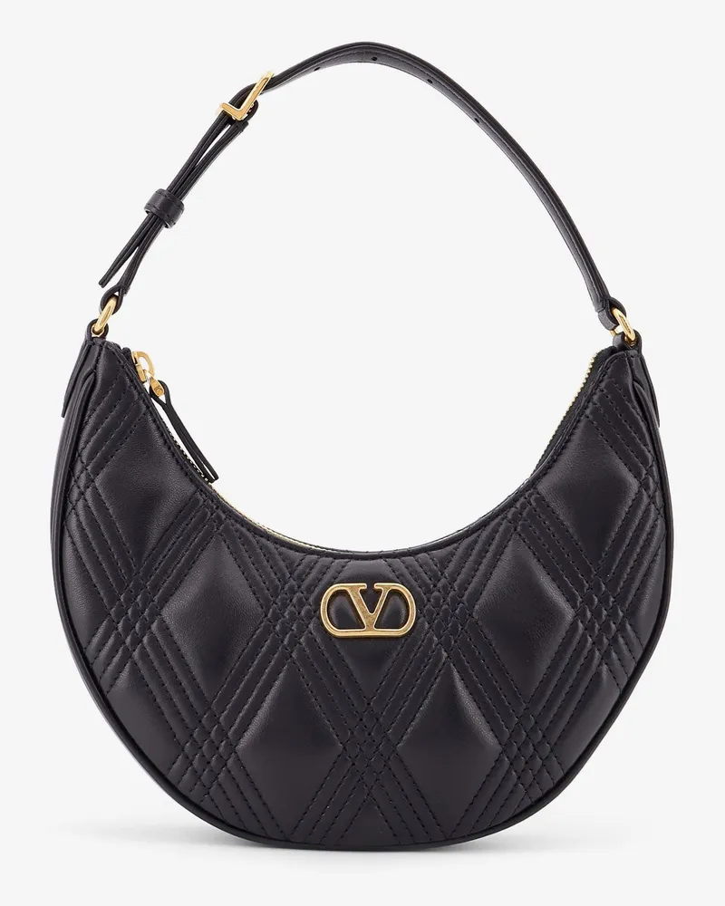 Valentino Garavani Quiltie 67 leather shoulder bag with Vlogo -  - gender_Woman Black