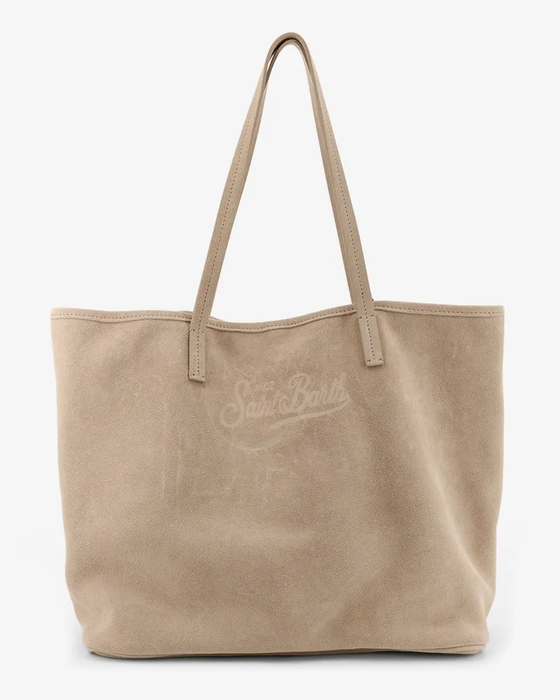 MC2 Saint Barth City bag shoulder bag in suede -  - gender_Woman Beige