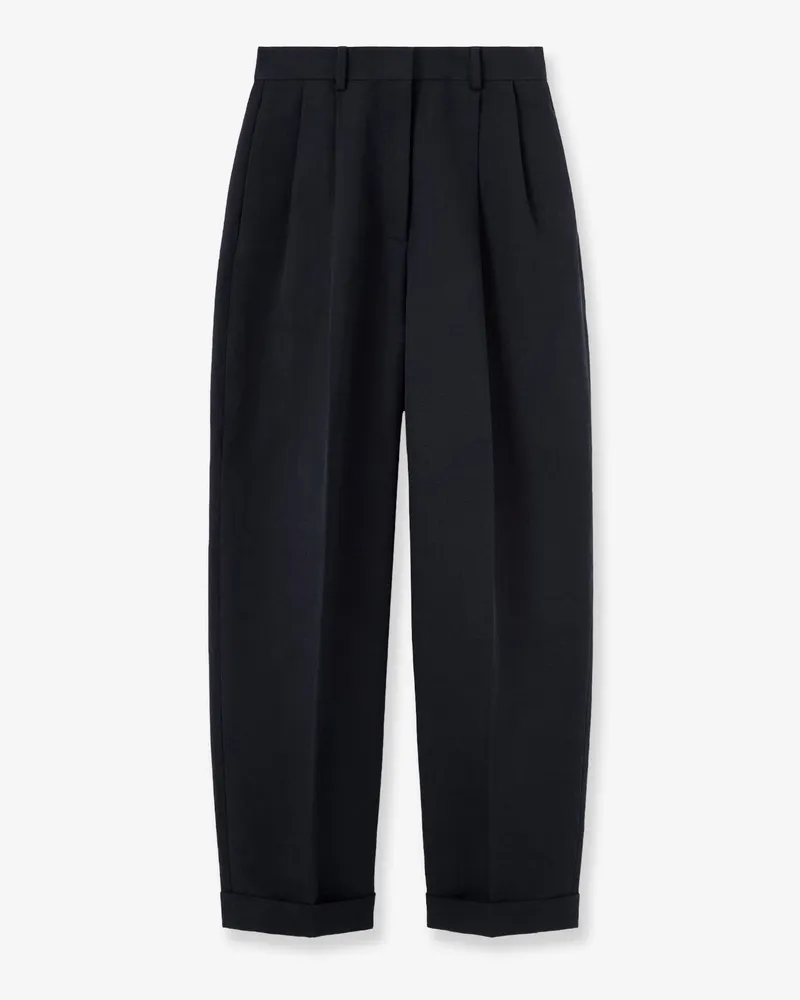Loro Piana Cale linen and cotton trousers -  - gender_Woman Blue