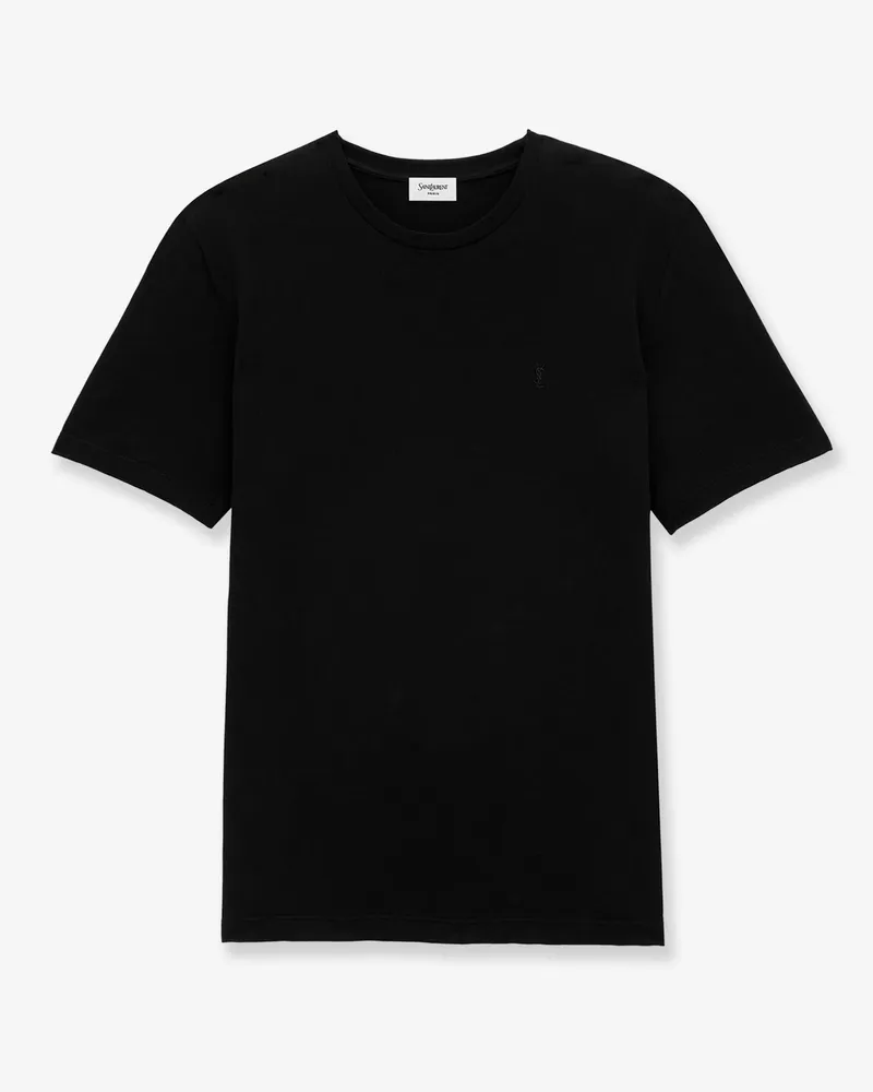 Saint Laurent Cotton T-shirt -  - gender_Man Black