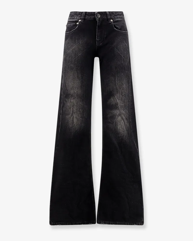 Balenciaga Wide Leg black denim trousers -  - gender_Woman Black
