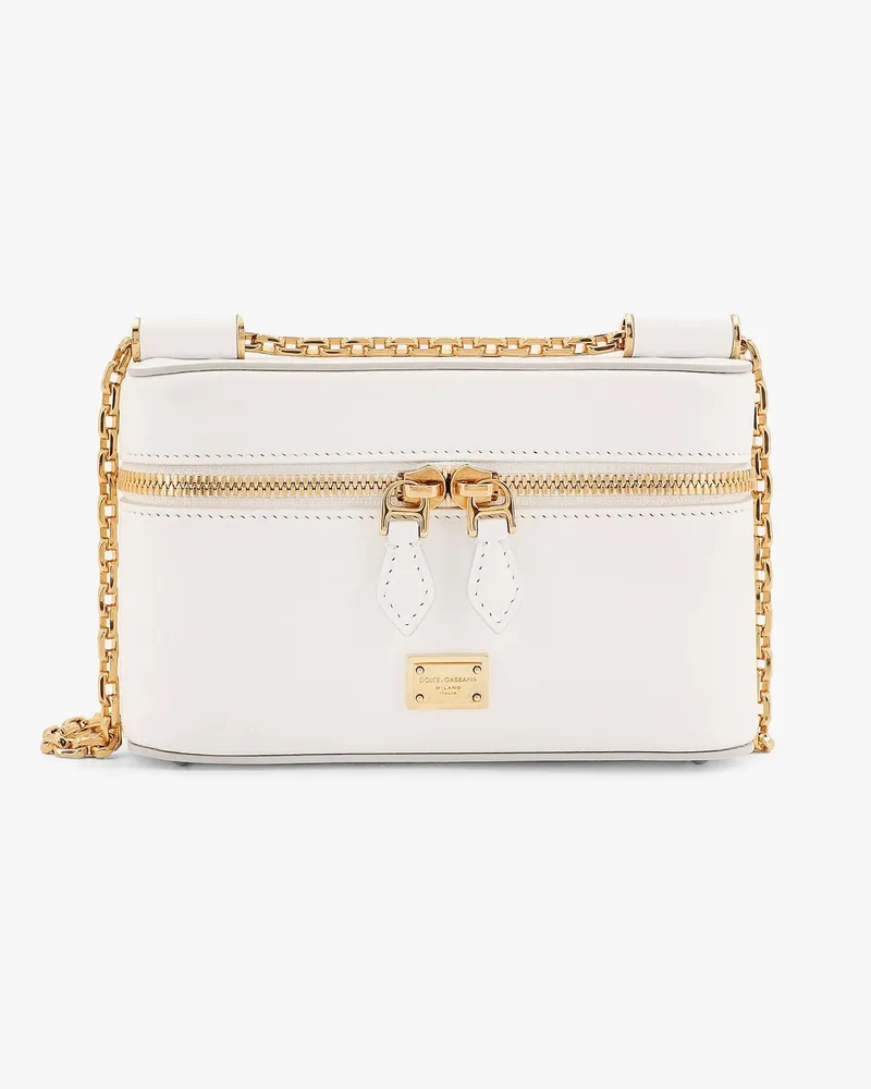 Dolce & Gabbana Sicily leather shoulder bag with metal logo tag -  - gender_Woman 