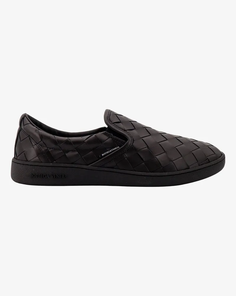 Bottega Veneta Leather slip-on sneakers with intrecciato motif -  - gender_Man Black