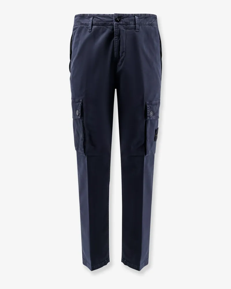 Stone Island Organic cotton trousers -  - gender_Man Blue