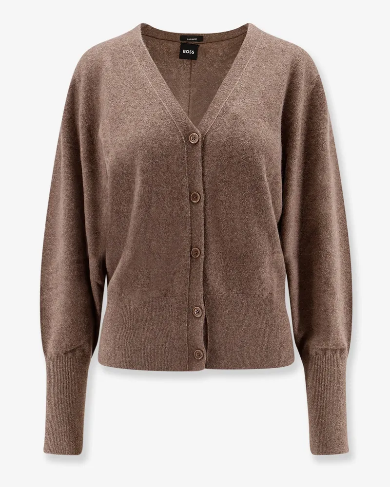 HUGO BOSS Cashmere cardigan -  - gender_Woman Brown