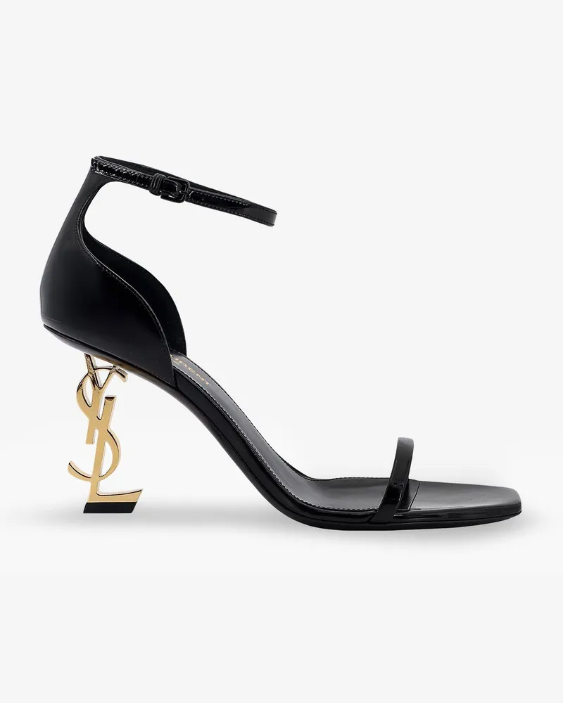 Saint Laurent Opyum 85 patent leather sandals -  - gender_Woman Black